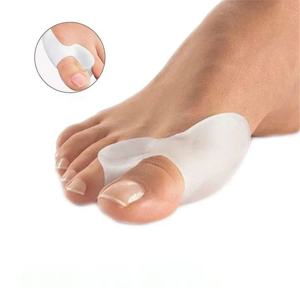 Gel Toe Corrector With Gentle Cushion Alignment For Big Toe Relief - You Get 2 High Quality PCS