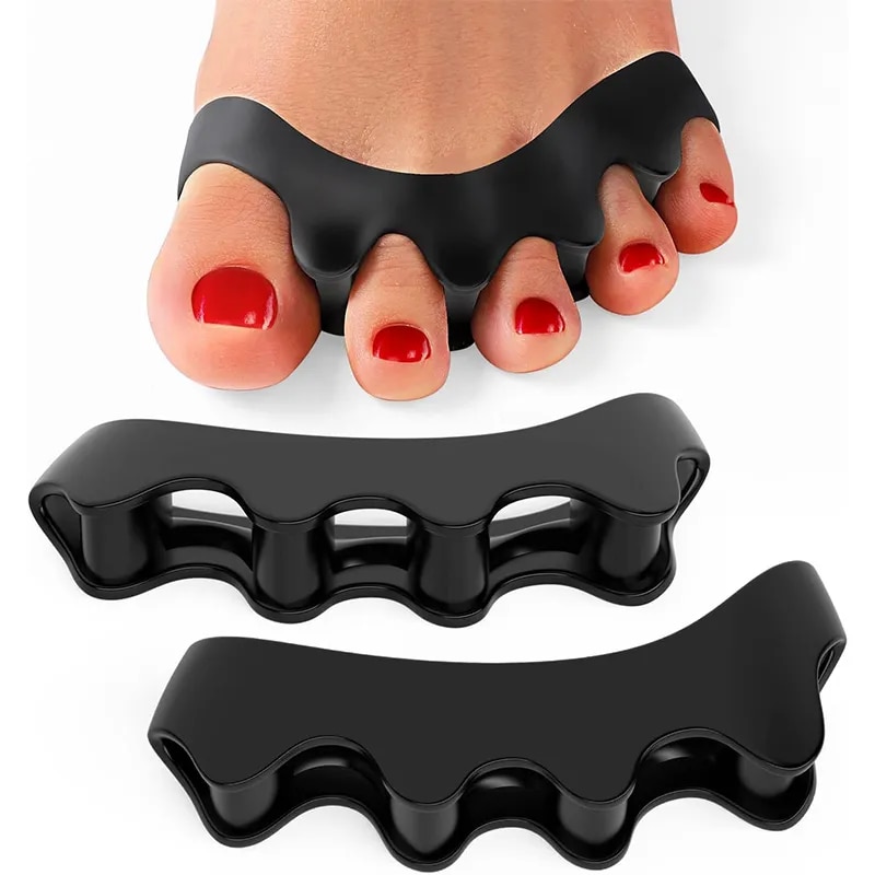Toe Separators 1 Pair (2pcs) Protective Soft Gel Material For Bunion Corrector For Men And Women - Image 2