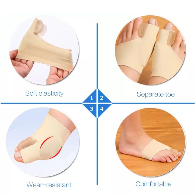 Toe Separator Hallux Valgus Bunion Corrector Orthotics Feet Bone Thumb Adjuster Correction Pedicure Sock Straightener Toe Separator Hallux Valgus Bunion Corrector Orthotics Feet Bone Thumb Adjuster Correction Pedicure Sock Straightener