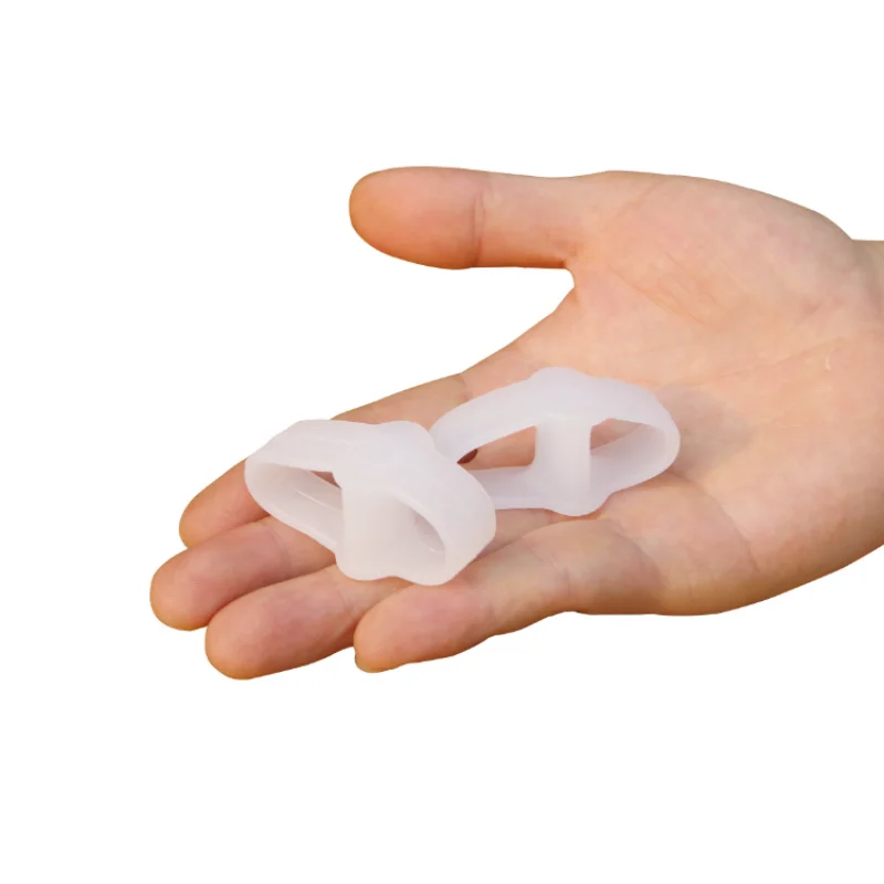 2pcs=1pair Silicone Toe Spreader Separator Bunion Hallux Valgus Corrector Thumb Finger Correction Straightener Foot Care Tool