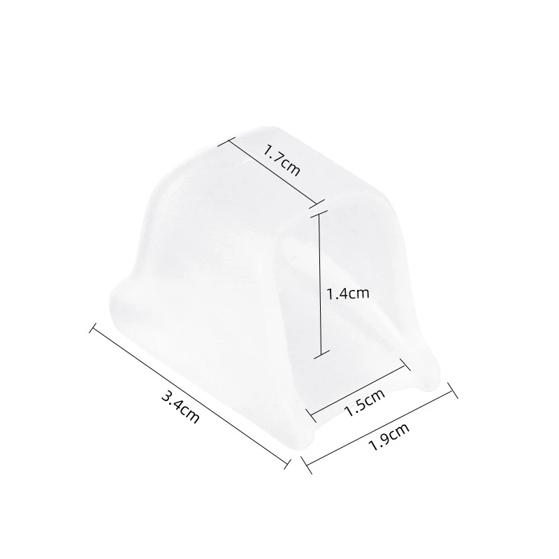 1Pair Foot Care Tools Silicone Gel Hammer Overlapping Toe Valgus Protector Corrector Separators Bunions Pain Relief Orthopedic