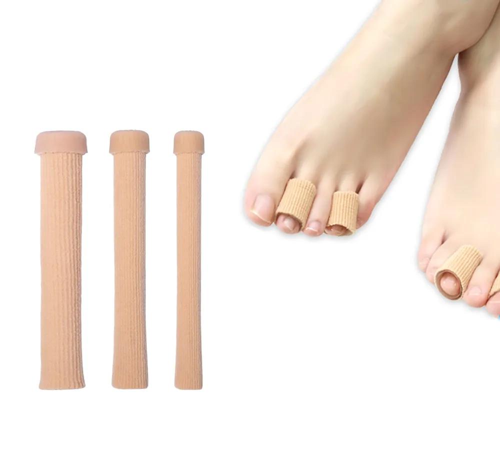 Fabric Toe Separator Finger Protector Applicator Corn Callus Remover Bunion Corrector Pedicure Tools Pain Relief Tube Foot Care